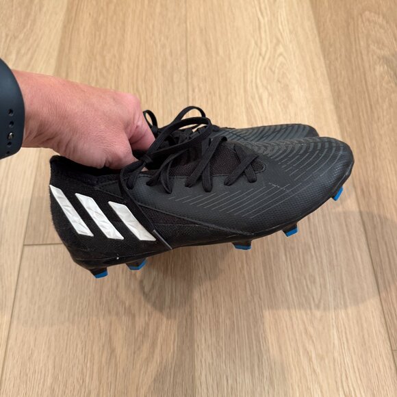 Adidas Soccer Cleats • size 4.5 • black and white - Picture 3 of 5
